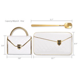 WHJY Juego único de taza de café de cerámica rosa y azul, juego de taza y platillo y cuchara, bonito juego de té de la tarde femenina, regalo de 10 onzas/300 ml, azul