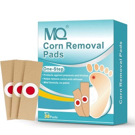 MQ Corn Remover, 36 Pads Corn Remover Pads for Foot Corn Removal, Toe Corn and Callus Removal, One Step Corn Removers For Feet, Corn Treatment Pads