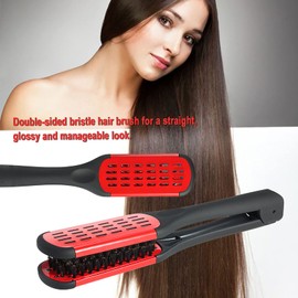Layhou Boar Bristle Straightening Brush Hair Straightening Brush Hair Comb Styling Tool Hair Straightening Accessories