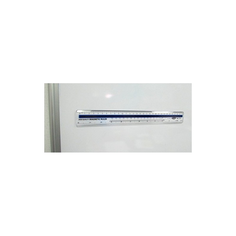 YOSOGO - Regla magnética transparente de plástico de 30 cm,