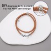 Viwind Leather Bracelet for Women Braided Leather Bracelet 34/36/38/40/42/60/63 cm