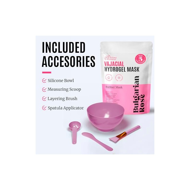 Mascarilla de hidrogel Vajacial, mascarilla modeladora de goma prémium con