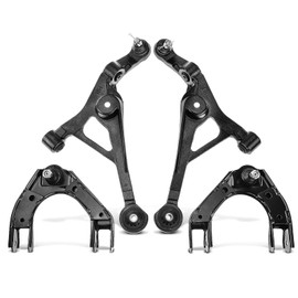 A-Premium Set of 4, Front Upper & Lower Control Arm Kit, with Ball Joint & Bushing, Compatible with Chrysler Sebring 96-06, Cirrus 95-00, Dodge Stratus 95-06, Plymouth Breeze 96-00