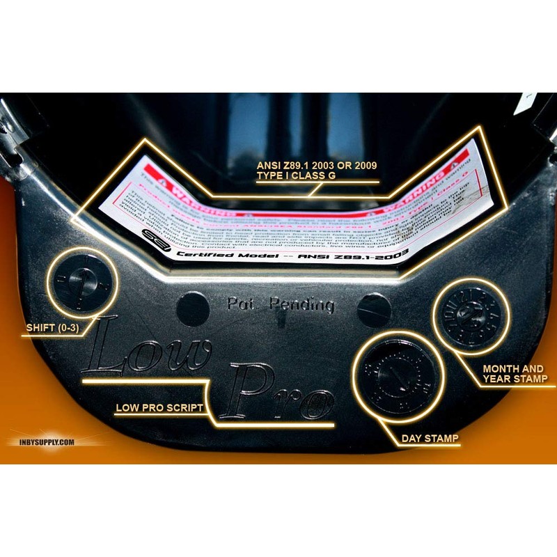 Low Pro ANSI Z89.1 Certified Hard Hat (Black)