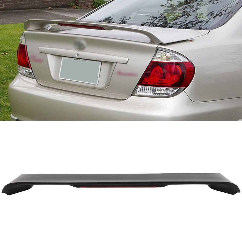 cciyu Rear Trunk Spoiler Wing With 3rd Brake Light Fits