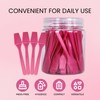 PANA 100pcs Brand Cosmetic Make Up Disposable Plastic 2.5" Spatulas