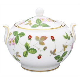 【Official Import】Wedgwood Wild Strawberry Tea Sugar Box S Wedding Gift Present 50105506975