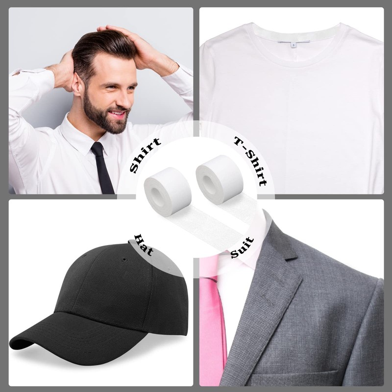 Self-adhesive Shirt Collar Protector Disposable Collar Protector Invisible Sweat Pads