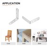 DTGN 80 x 80 x 20mm L Bracket Corner Brace