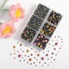 BEADSLAND Hotfix Rhinestones, 4000 PCS Rainbow Rhinestones for Clothes Crafts