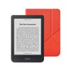 Kobo Clara BW eReader with Case Bundle (Cayenne Red SleepCover,