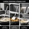 10-Piece Kitchen Knife Set with Metal Block, Grey