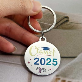ABBNT Class of 2025 Graduation Keychain Gift – Inspirational Keepsake for High School or College Graduates