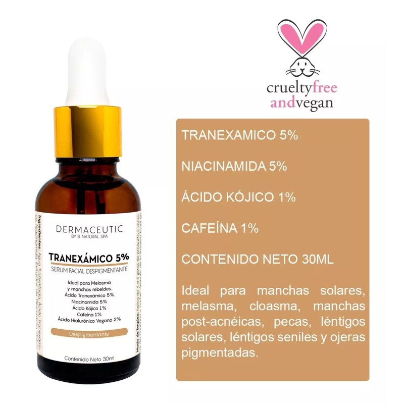 Dermaceutic Kit Booster Azelaico 10% + Tranexámico 5% Melasma Manchas