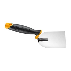 HARDY 2k smoothing trowel series *28*for glaze coatings plaster glue tools handle wood construction renovation restoration spatula for applying plaster size 6 x 10 cm