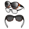 TINHAO Oversized Fit Over Sunglasses Over Glasses for Women and