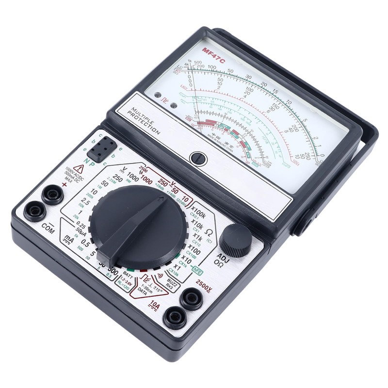 MF47C Pointer Multimeter Anti Burning Analog Multimeter Buzzer Analog Pointer