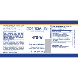 Pure Herbs: HYG-W - 1 oz.
