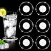 yotutun Set of 6 Cool White LED Coasters Luminous LED