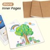 Oucaru 16PCS Mini Notebooks Bulk, 3.5" x 5.5", Brown, 60