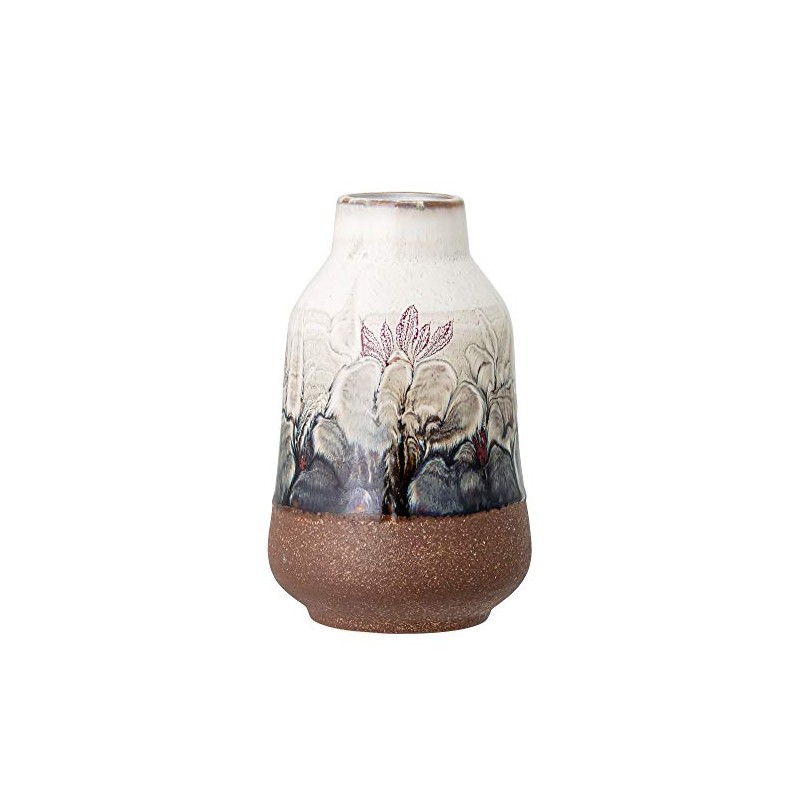 Bloomingville Vase, brown, black, green, natural, ceramic