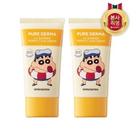 On the Body [LG Household & Health Care] On the Body Pure Derma UV Barrier Perfect Jjanggu Sun Cream 80ml x 2 / [LG생활건강] 온더바디 퓨어더마 유브이 배리어 퍼펙트 짱구 선크림 80ml x 2개