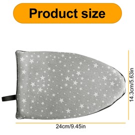 Thyonta Handheld Mini Home Ironing Pad High Temperature Resistant Steam Ironing Sponge Gloves Suitable for Home, Hotel, Laundry（Star）
