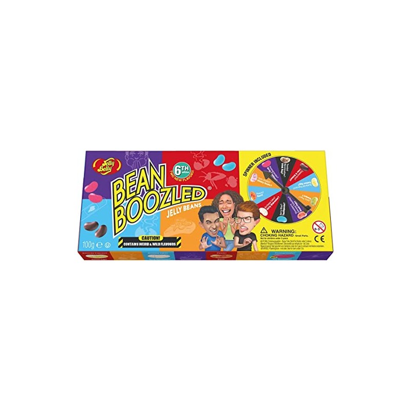Jelly Belly Jelly Beans, Bean Boozled 6th Edition, Spinner Set