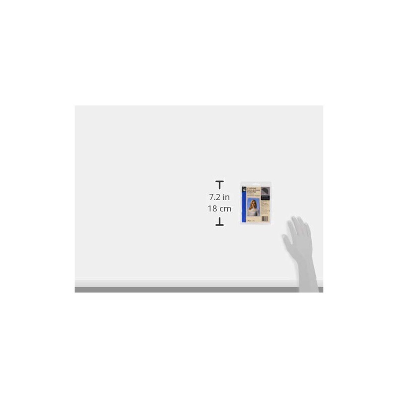 Dritz 103549 53071-1 Shoulder Pads, Covered All-Purpose, 1/4", Black