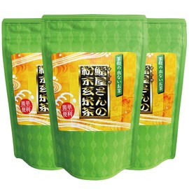 Sunpudo Tea Shop Sushi Restaurant Powdered Brown Rice Tea | Commercial Use, 6.3 oz (180 g) x 3 Packs | Powder Free | Stand Pack with Zipper