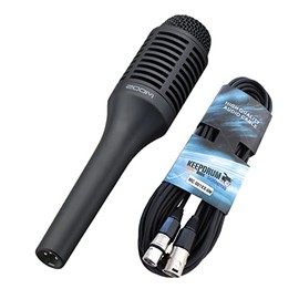 Zoom SGV-6 Vocal Microphone for Zoom V3 and V6 + Keepdrum XLR Cable