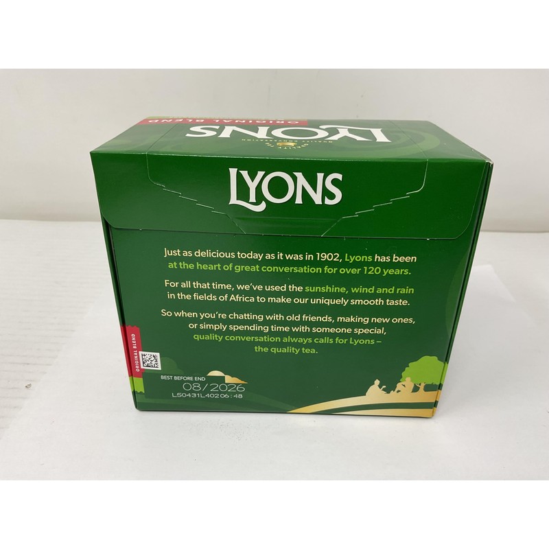 Lyons Original Irish Tea. 80 Bags