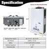TENGCHANG 10L 2.6 GPM LPG Gas Propane Instant Tankless Hot