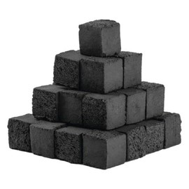 Coconut Charcoal Cube 72 Piece Box -Slow Burning -Each Cube Last for 1.5 Hour (72 Cubes Charcoal)