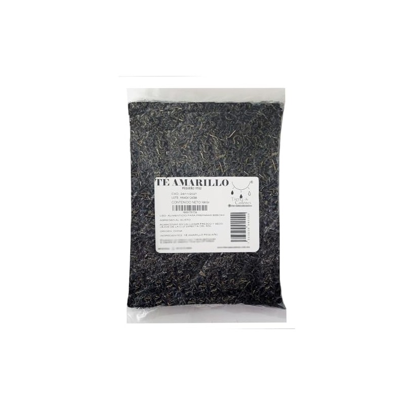 Té Amarillo Pequeño en hoja entera 100g para bebidas e