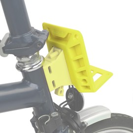 Rhinowalk Carrier Block Rack Adapter for Brompton Folding Bike Mount Front Carrier Brompton Adapter Pannier Rack Front Wheel Carrier Block Bicycle Accessories