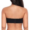 DotVol Women's Strapless Bandeau for Large Bust Unlined Seamless Underwire