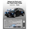 EVOOOR A3F Brilliant Black Touch Up Paint Compatible with Mazda