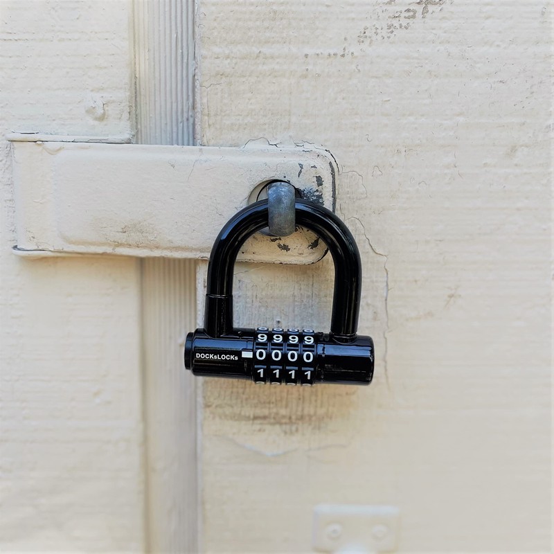DocksLocks Anti-Theft Weather Resistant Short Shackle U-Lock