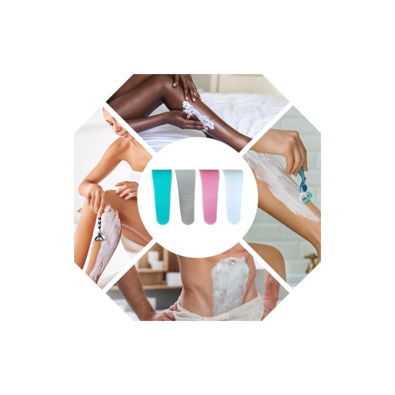 Espátula Depilatoria 4 Varillas Aplicadora para Rostro Facial, Bikini