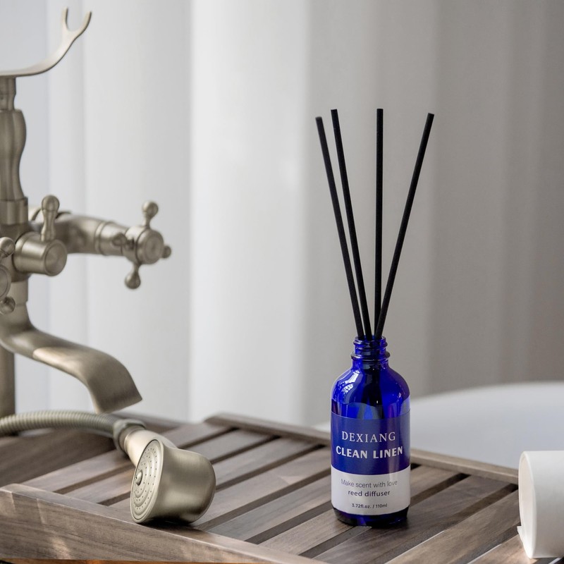 Navy Blue Reed Diffuser Set - 3.72 Oz (110ml) Lavender