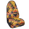 JOAIFO Front Seat Covers for Cars, Hawaii Palm Tree Bucket