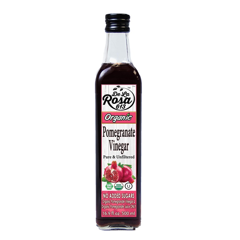 Organic Pomegranate/White Balsamic Vinegar Combo 500ml (2-Pack)