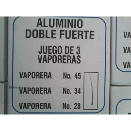 VAP2000 Jgo De 3 Vaporera 15, 30 Y  50 Lts Ollas Tamaleras