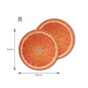 Acrylic Citrus Fruit Coaster Kitchen Office Fruit Juicy Fruit Fashionable