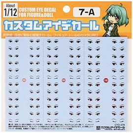 Haikyu Parts CYD-07A 1/12 Eye Decal Series Custom Eye Decal 7-A (1 Piece) Plastic Model Decal