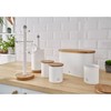 Swan SWKA17511WHTN Nordic Scandi Towel Pole/Kitchen Roll holder with Non-slip