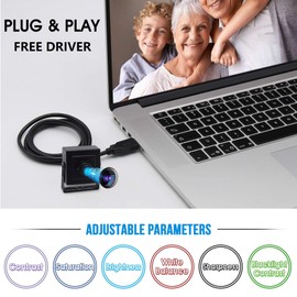 ELP 4K Mini USB Camera with 3.6mm Lens and 3840x2160 HD Resolution for MAC/Windows/Linux/Raspberry Pi
