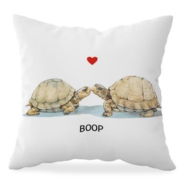 HONLUNG Boop Turtle Throw Pillow Covers, Valentines Day Gifts Pillow Covers 18x18, Couple Gifts, Valentines Day Gifts