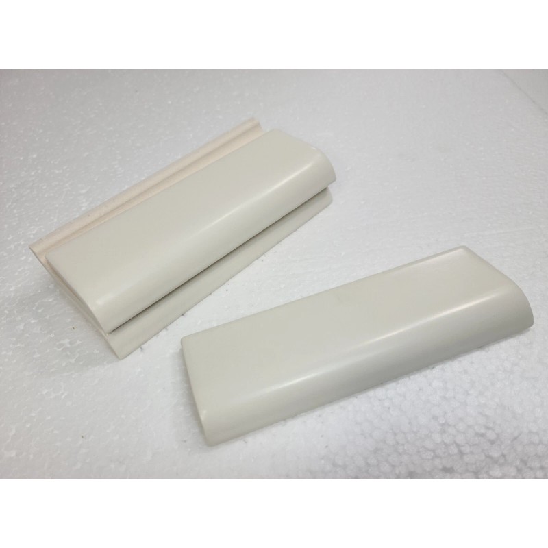 Daltile Light Bone Biscuit Ceramic Tile Mud Cap Backsplash Subway